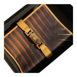 Gucci AGENDA Diary Planner Note Cover Jackie Leather Brown